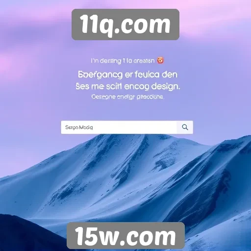 Tendências de design na interface do 11q.com